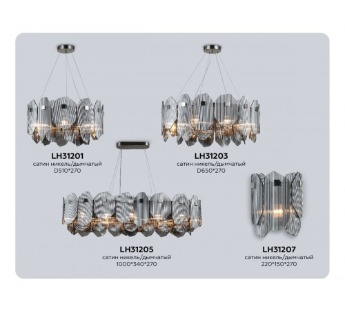 Настенный светильник Ambrella Light High Light Crystal LH31207