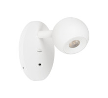 Настенный светильник Arlight SP-OTTORI-WALL-CHARGE-6W Warm3000 (WH, 30 deg, 230V, USB-C) (IP20 Металл) 058477