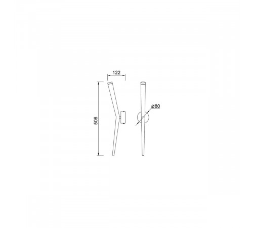 Настенный светильник Mantra Boomerang 9246