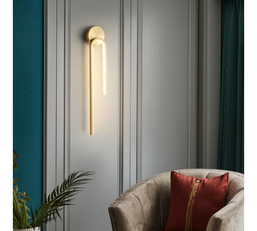 Настенный светильник Imperiumloft Wiki Wall Brass 227112-23