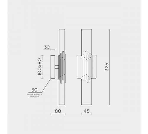 Настенный светильник Modelux ML.88987.01 GD