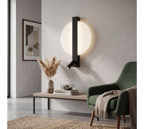 Настенный светильник Reluce 86212-9.2-001CT LED8+3W BK