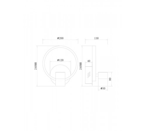 Настенный светильник Freya Tumbler FR6074WL-L12GB