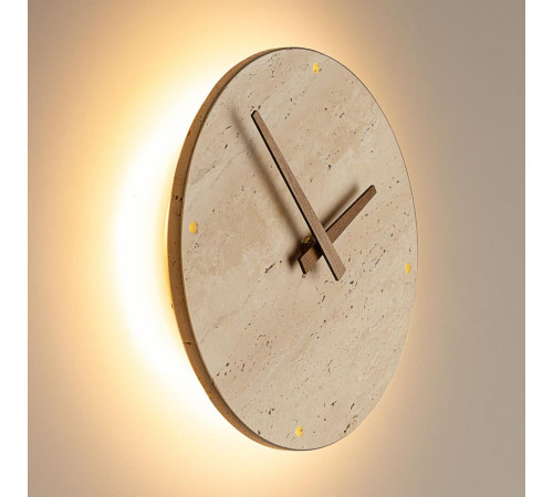 Настенный светильник с часами Citilux Mares CL246015