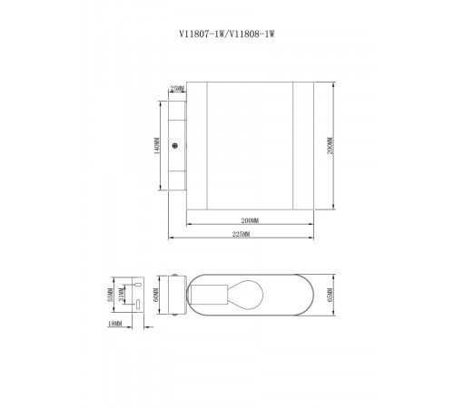 Настенный светильник Moderli Metalicana V11807-1W