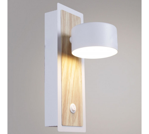 Настенный светильник Reluce 12540-0.2-01 WH+WOOD