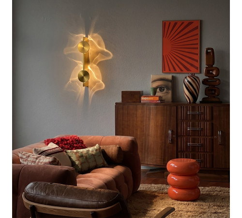 Настенный светильник Loft IT Flame 10452W Gold