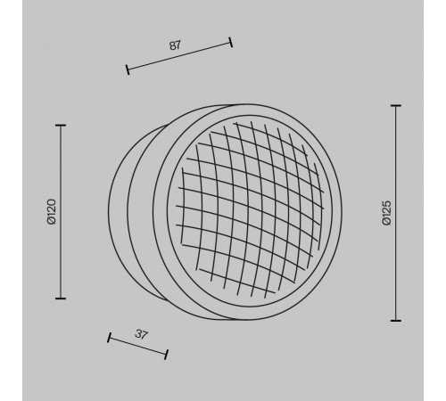 Настенный светильник  Maytoni Olo MOD493WL-L6BSK