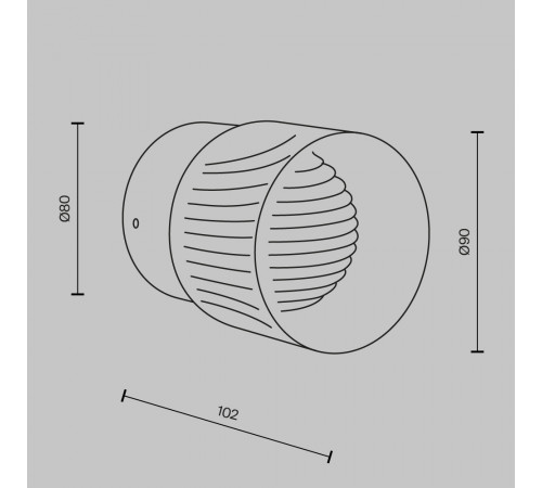 Настенный светильник Maytoni Sacramento MOD480WL-L6BS3K