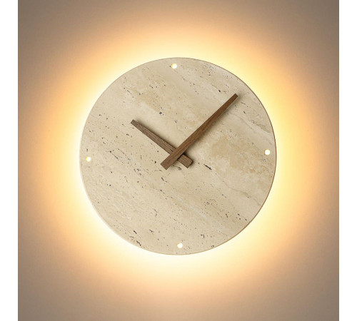 Настенный светильник с часами Citilux Mares CL246015