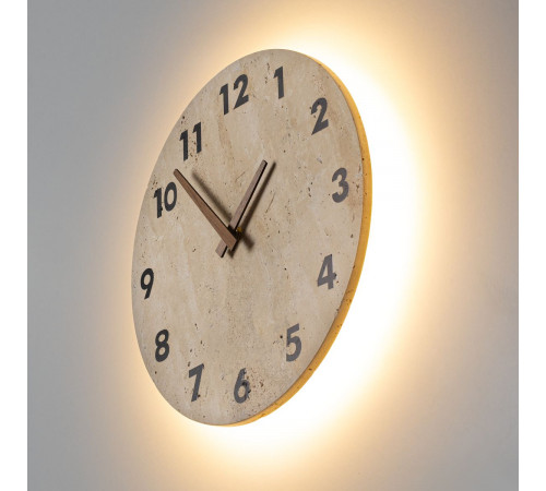 Настенный светильник с часами Citilux Mares CL246016