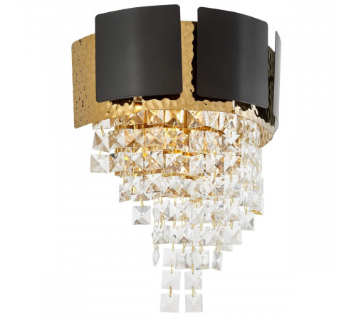 Настенный светильник Lumina Deco LDW 7045-2 BK+GD
