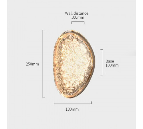 Настенный светильник Delight Collection MT9125 MT9125-1W large french gold