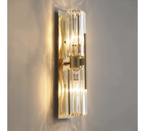 Настенный светильник Delight Collection 88183W/D500 gold/clear