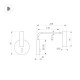 Настенный светильник Arlight SP-VERDI-LONG-WALL-3W Warm3000 (BR, 20 deg, 230V) (IP20 Металл) 058490