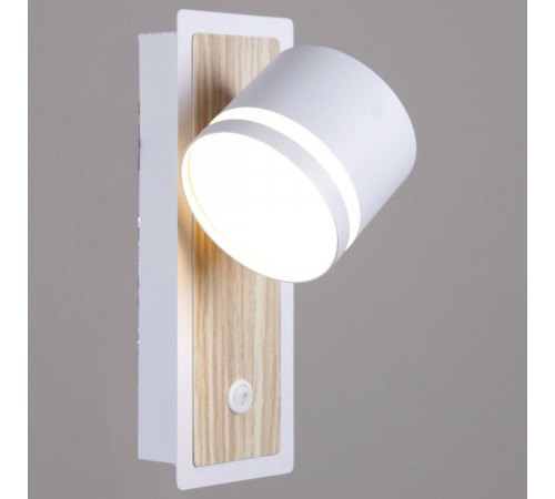 Настенный светильник Reluce 22540-0.2-01 WH+WOOD