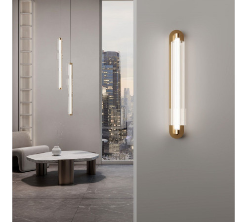 Настенный светильник Eurosvet Selina 303071 LED латунь a071602