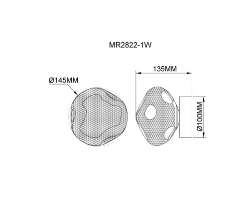 Настенный светильник MyFar Асмунд MR2822-1W