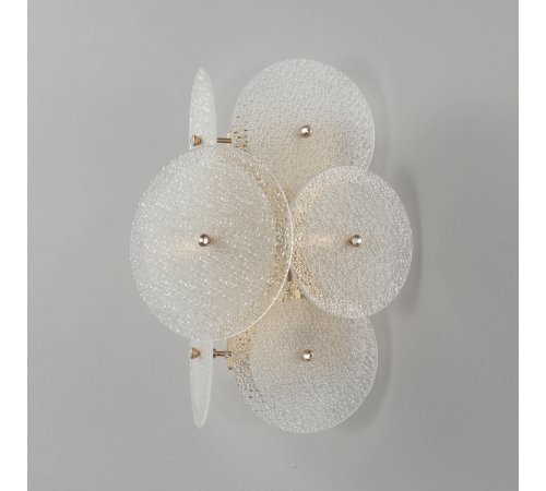 Настенный светильник Crystal Lux DANDELION AP2 GOLD