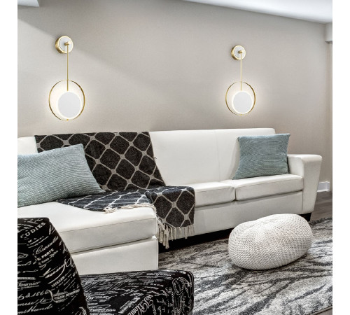 Настенный светильник Escada Hypnosis 10206/SG LED White/Gold Настенный светильник Escada Hypnosis 10206/SG LED White/Gold