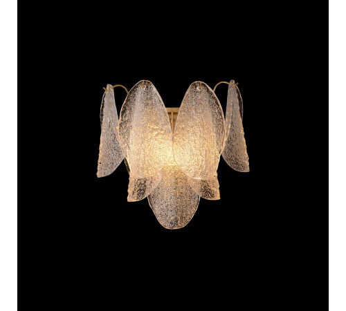 Настенный светильник Crystal Lux EMILIA AP2 BRASS
