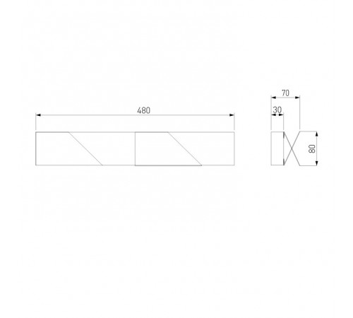 Настенный светильник Elektrostandard Snip 4690389182020