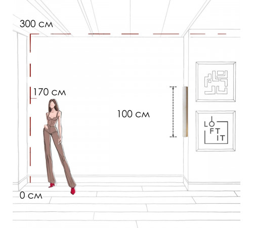 Настенный светильник Loft IT Mondrian 10408W/1000 Настенный светильник Loft IT Mondrian 10408W/1000