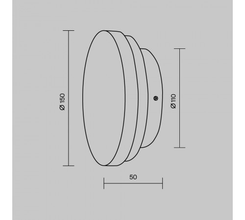 Настенный светильник Maytoni Basic Texture MOD461WL-L5GRK