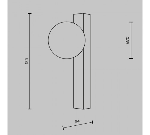 Настенный светильник Maytoni Yora MOD464WL-L3BS3K