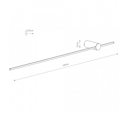 Настенный светильник Nowodvorski Saber Led Silk Olive L White 11588