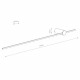 Настенный светильник Nowodvorski Saber Led Silk Olive L White 11588