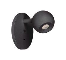 Настенный светильник Arlight SP-OTTORI-WALL-CHARGE-6W Warm3000 (BK, 30 deg, 230V, USB-C) (IP20 Металл) 058480