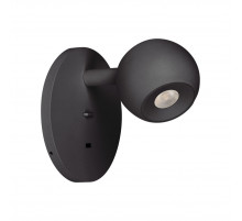 Настенный светильник Arlight SP-OTTORI-WALL-CHARGE-6W Warm3000 (BK, 30 deg, 230V, USB-C) (IP20 Металл) 058480