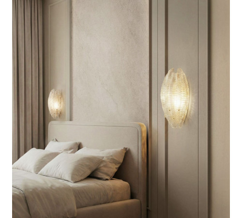 Настенный светильник Eurosvet Flowers 101015 латунь a072175