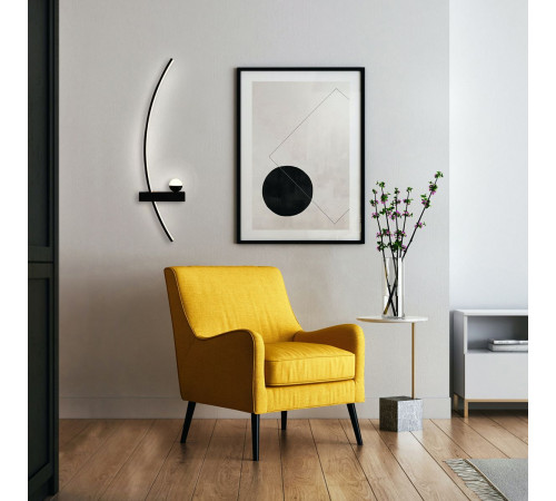 Настенный светильник Escada Ray 10220/2LED Black L