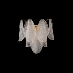 Настенный светильник Crystal Lux EMILIA AP2 BRASS