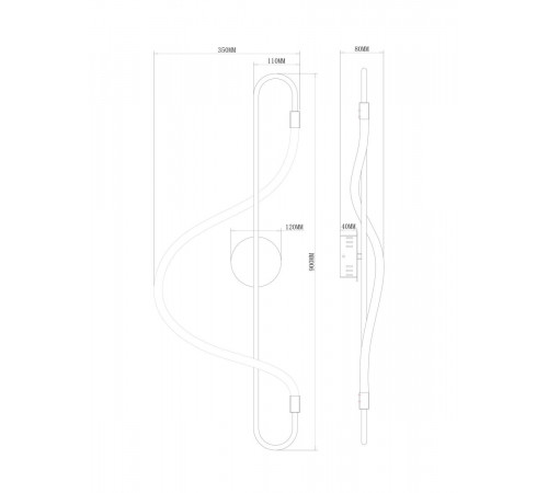 Настенный светильник Freya Fancy FR6059WL-L28BS