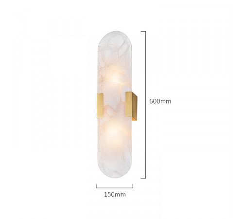 Настенный светильник Delight Collection MT1000-B brass