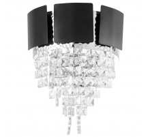Настенный светильник Lumina Deco LDW 7045-2 BK+CHR