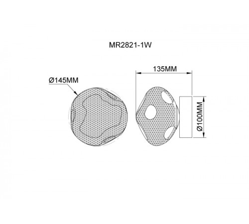 Настенный светильник MyFar Асмунд MR2821-1W