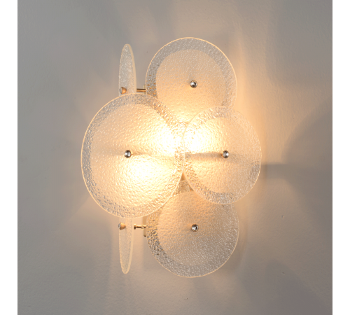 Настенный светильник Crystal Lux DANDELION AP2 GOLD