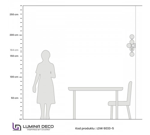 Настенный светильник Lumina Deco Marsiada LDW 6033-5 F.GD Настенный светильник Lumina Deco Marsiada LDW 6033-5 F.GD