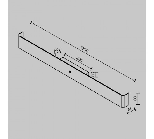 Настенный светильник Maytoni Bracket MOD492WL-L20BK