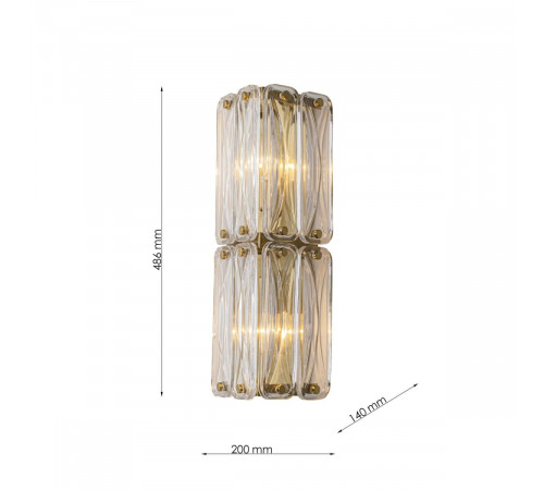 Настенный светильник Favourite Glacies 4764-2W