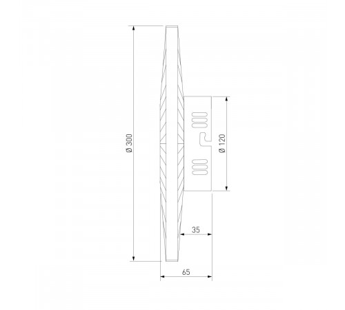 Настенный светильник Eurosvet Kreis 101002 LED белый a071496