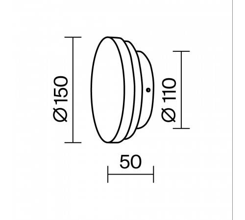 Настенный светильник Maytoni Basic Texture MOD461WL-L5BK