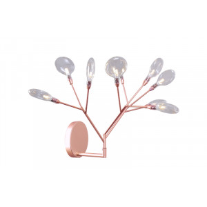 Настенный светильник Crystal Lux Evita EVITA AP9 COPPER/TRANSPARENT