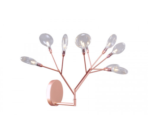 Настенный светильник Crystal Lux Evita EVITA AP9 COPPER/TRANSPARENT