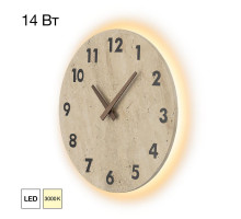 Настенный светильник с часами Citilux Mares CL246016