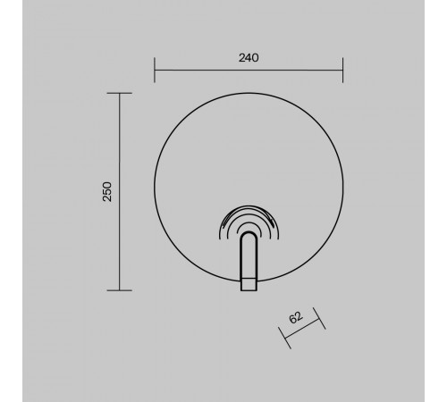 Настенный светильник Maytoni Regatta MOD481WL-L8BS3K
